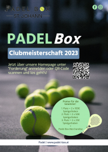 Padel Box Clubmeisterschaft 